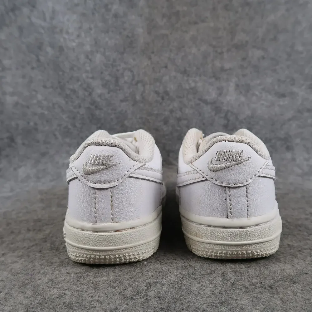 Nike Shoes Kids Toddler 8 Sneakers Force 1 LE Casual Trainers White Lace Up